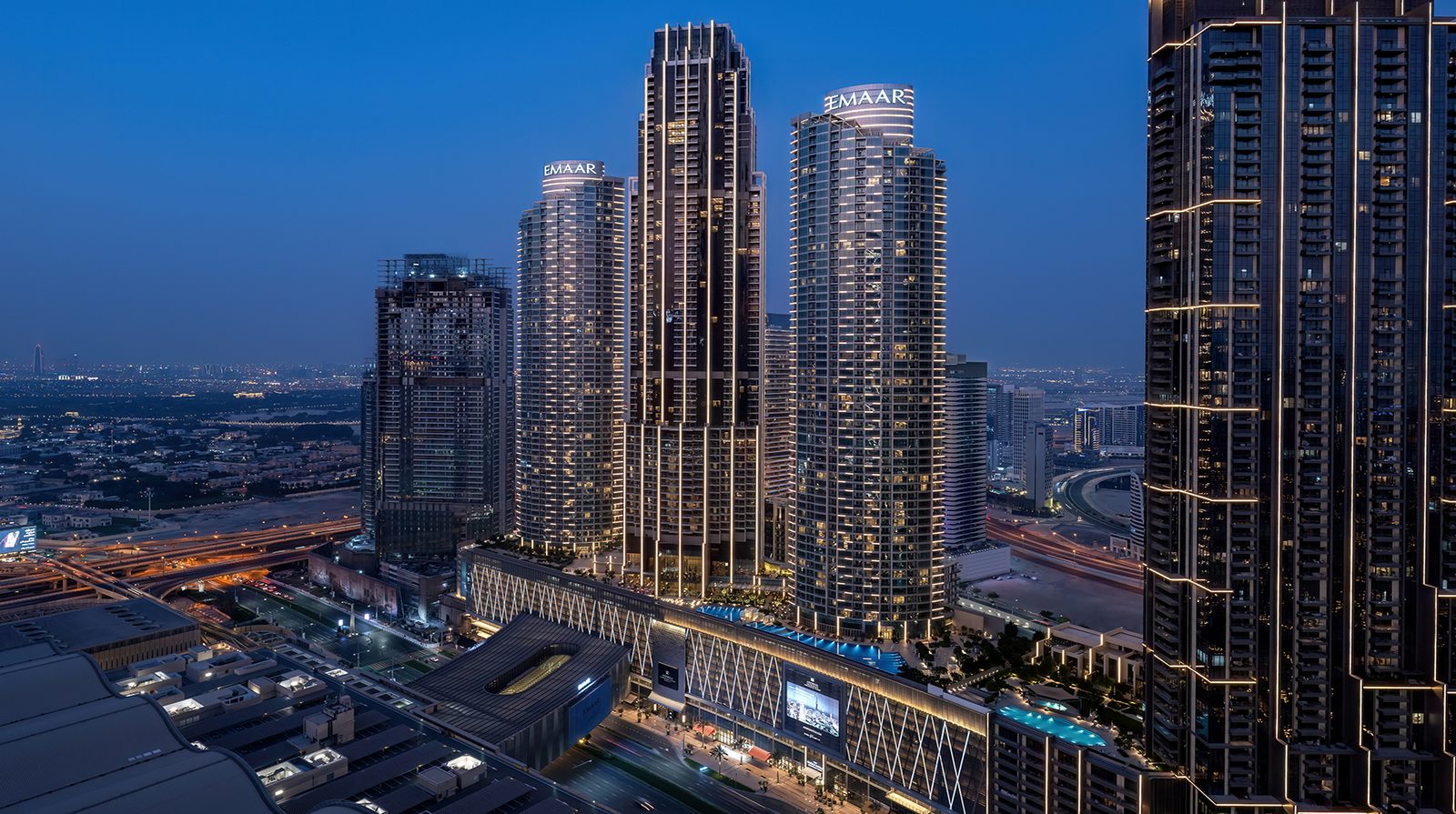Address Dubai Mall exterior view