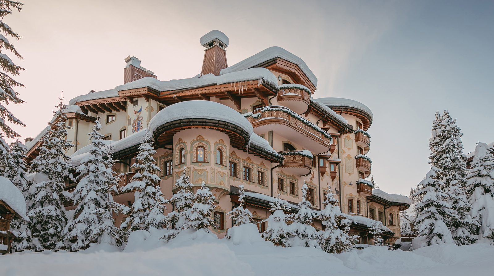 Airelles Courchevel, Les Airelles exterior view