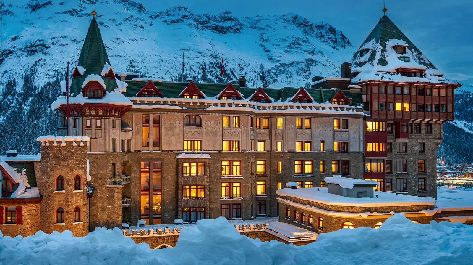 Badrutt's Palace Hotel exterior view