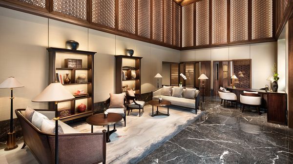 Capella Shanghai, Jian Ye Li interior