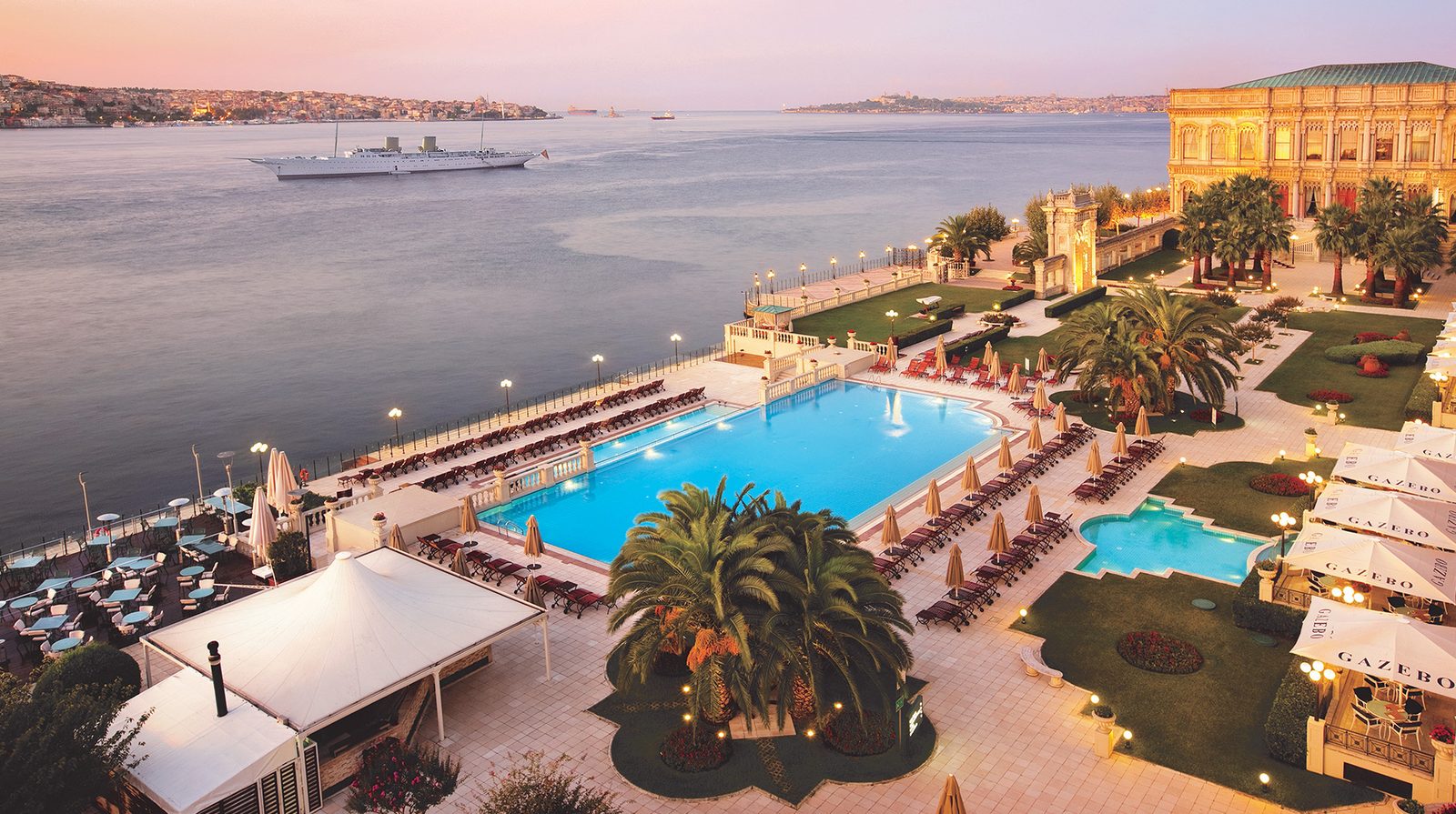 Çırağan Palace Kempinski exterior view