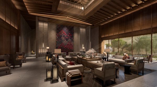 Conrad Jiuzhaigou interior