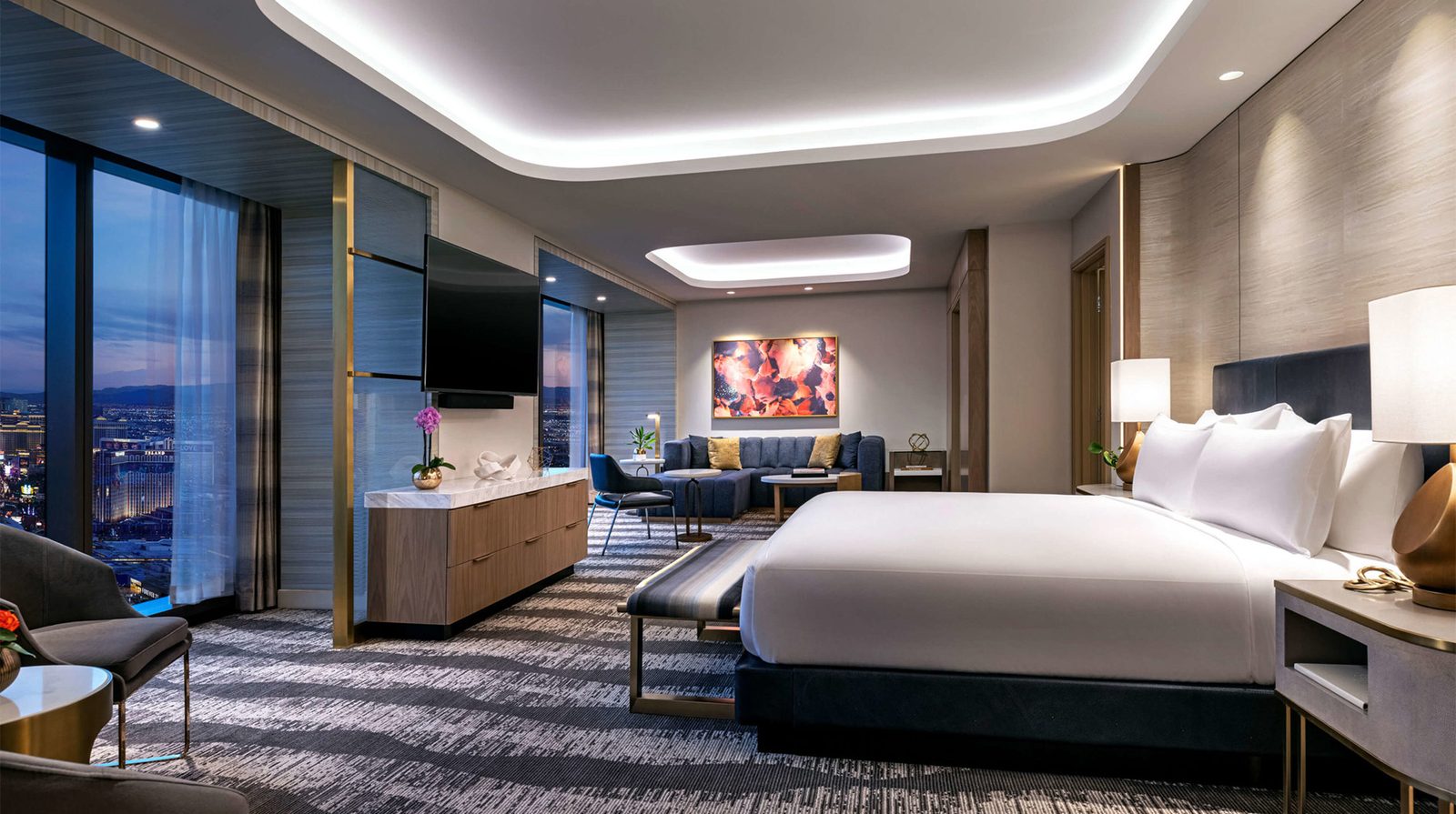 Conrad Las Vegas at Resorts World exterior view