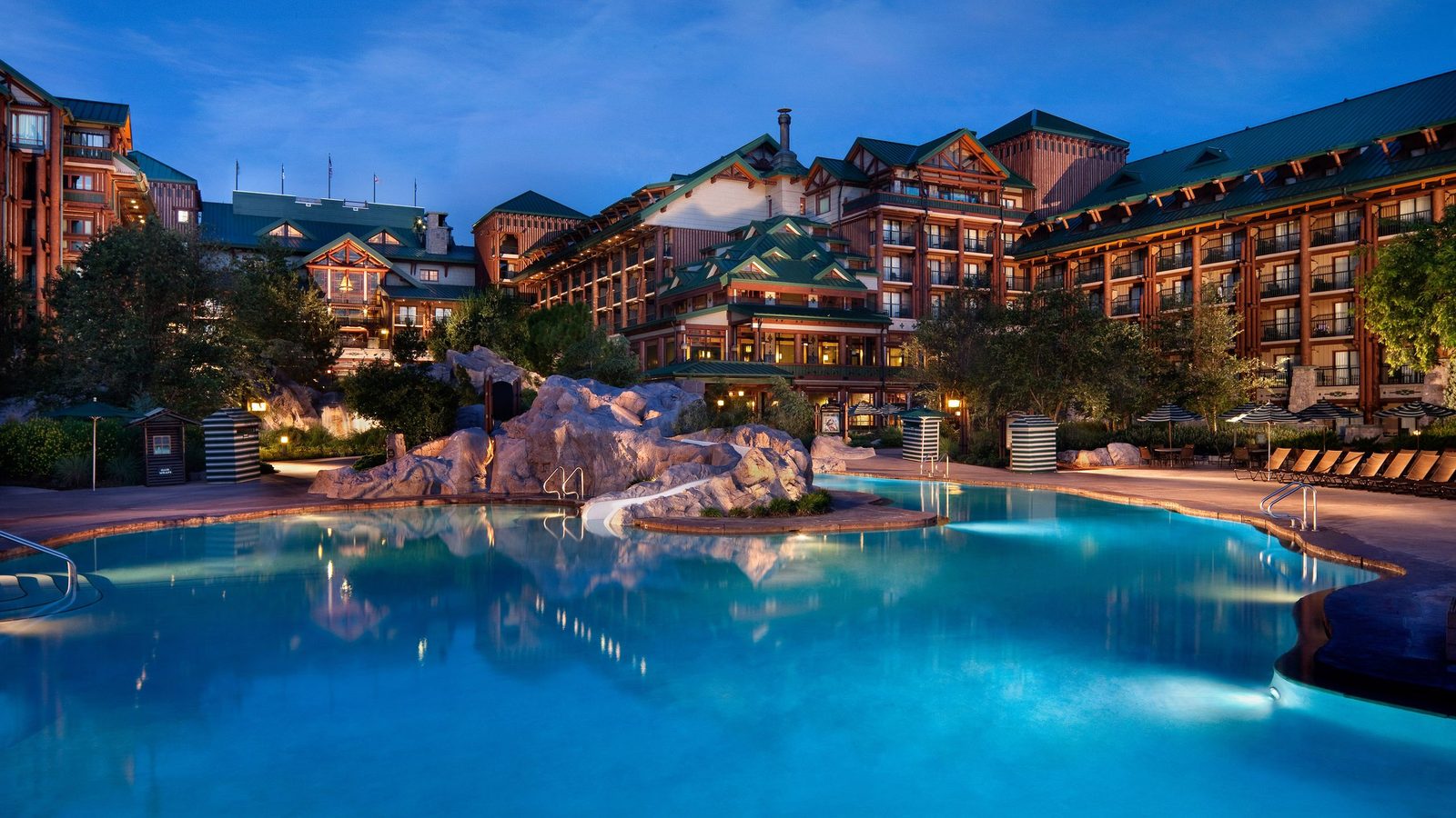 Disney's Wilderness Lodge exterior view