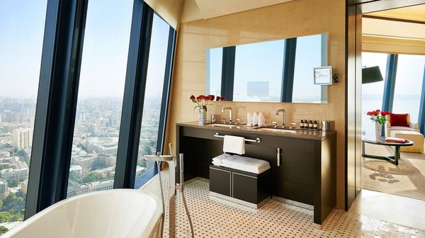 Fairmont Baku, Flame Towers interior