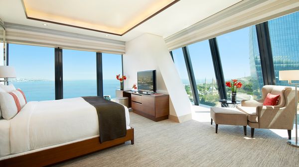 Fairmont Baku, Flame Towers interior