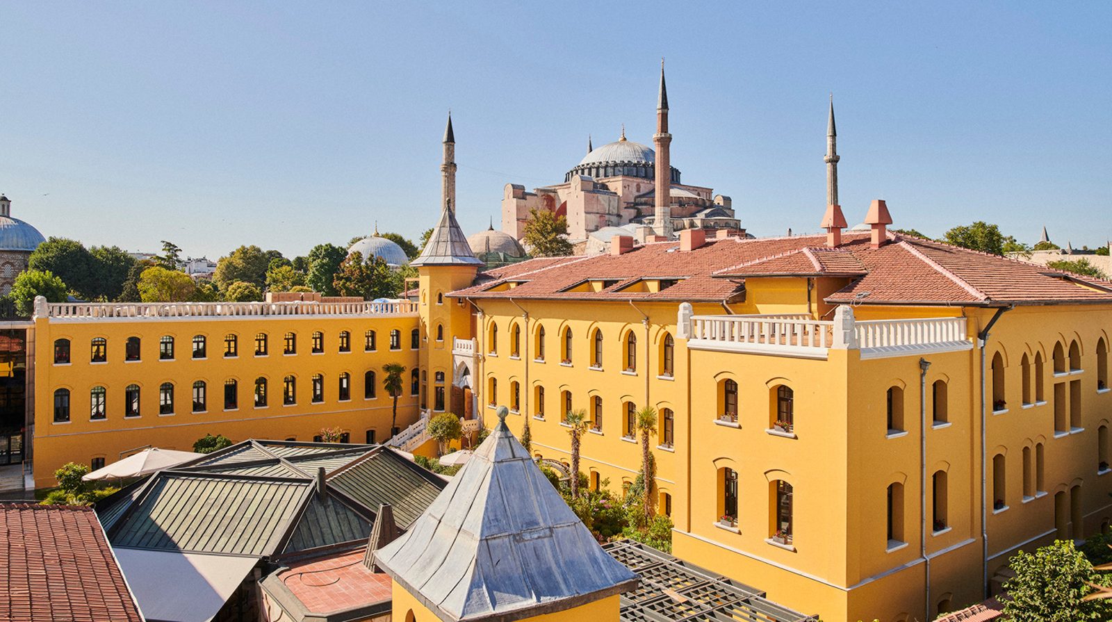 Four Seasons Hotel Istanbul at Sultanahmet exterior view