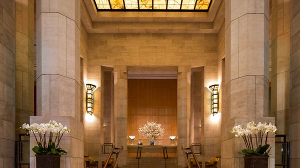 Four Seasons Hotel New York interior