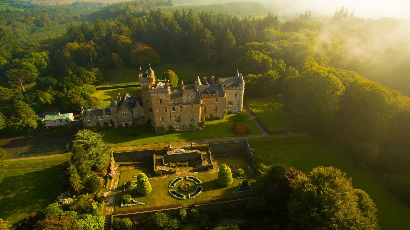 Glenapp Castle exterior view