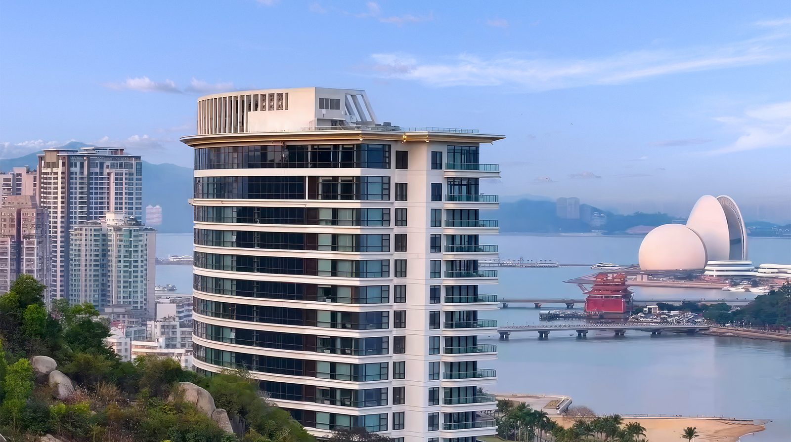 Grand Ocean View Hotel Zhuhai exterior view