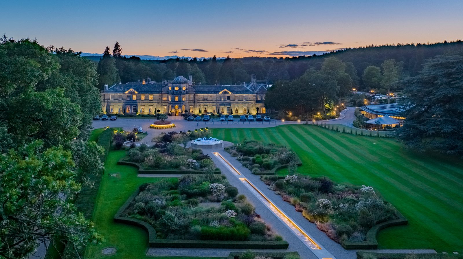 Grantley Hall exterior view