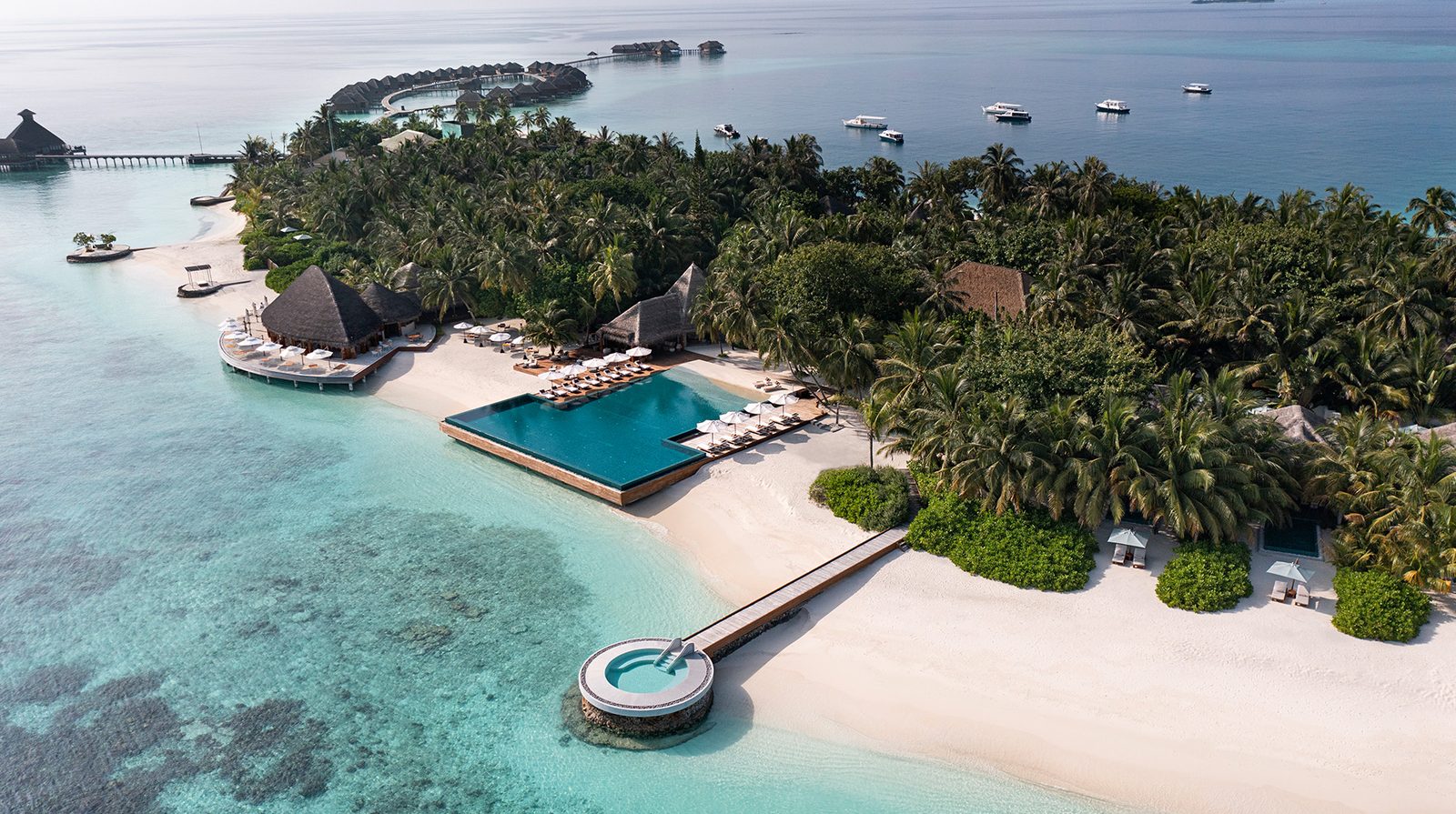 Huvafen Fushi Maldives exterior view