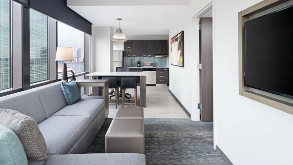 Hyatt House Jersey City interior