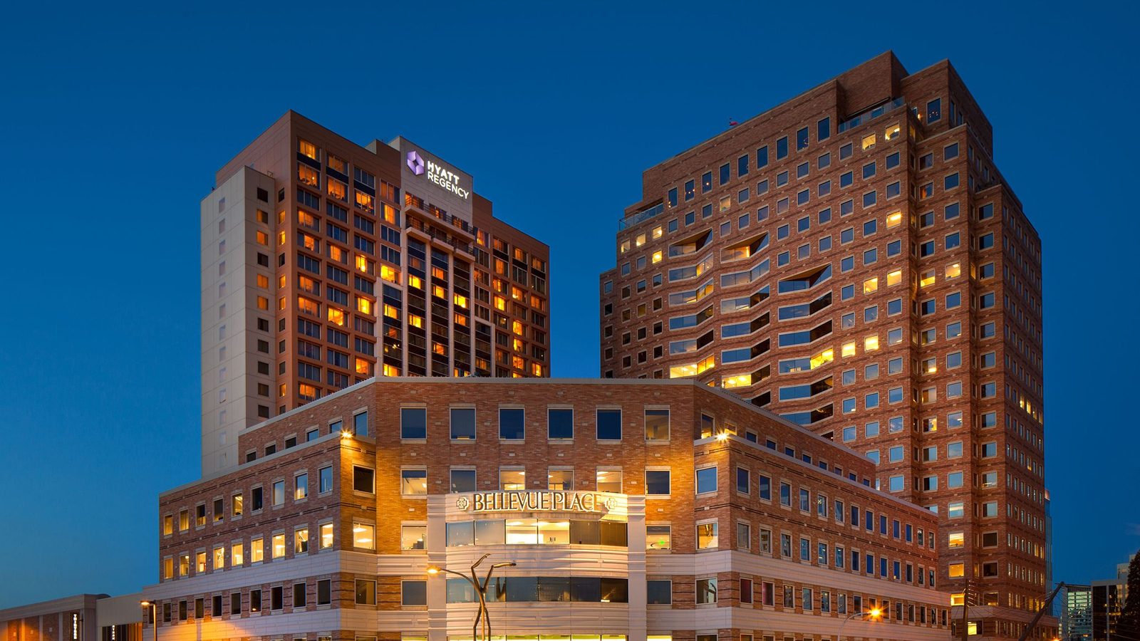 Hyatt Regency Bellevue on Seattle's Eastside exterior view