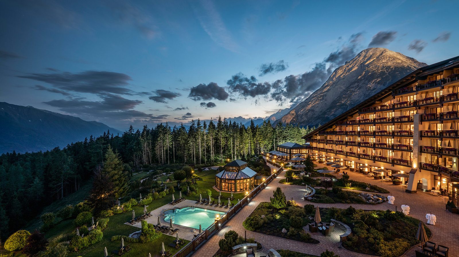 Interalpen-Hotel Tyrol exterior view