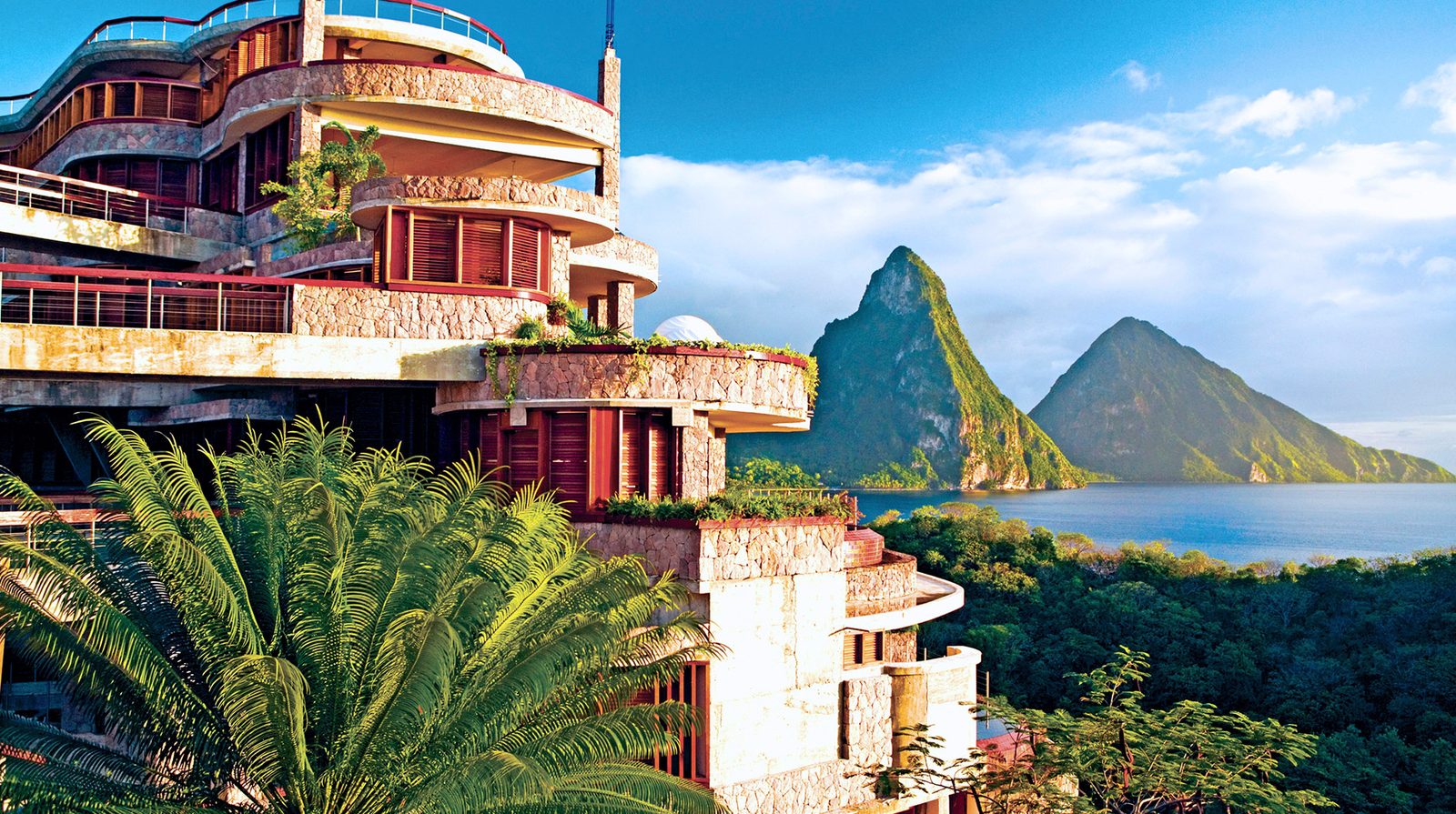 Jade Mountain exterior view