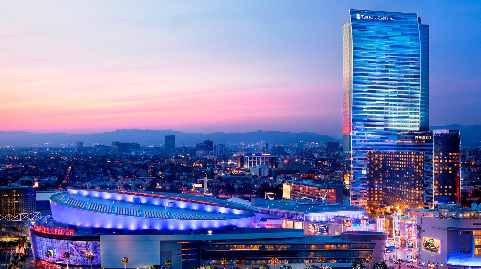 JW Marriott Los Angeles, L.A. Live exterior view