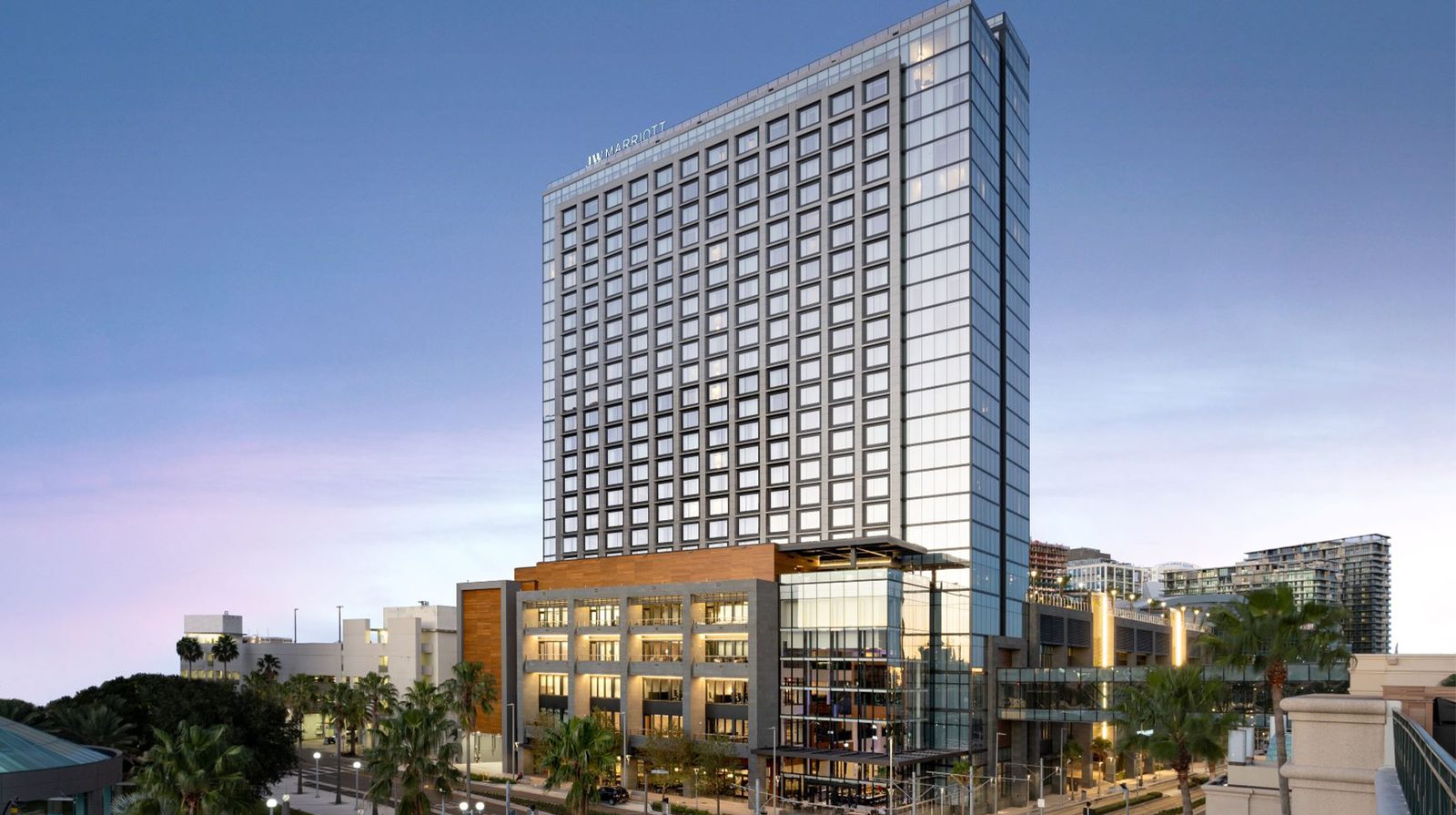 JW Marriott Tampa Water Street exterior view