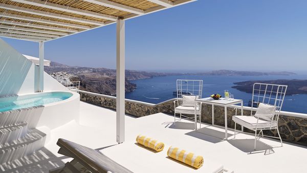 Katikies Chromata Santorini interior