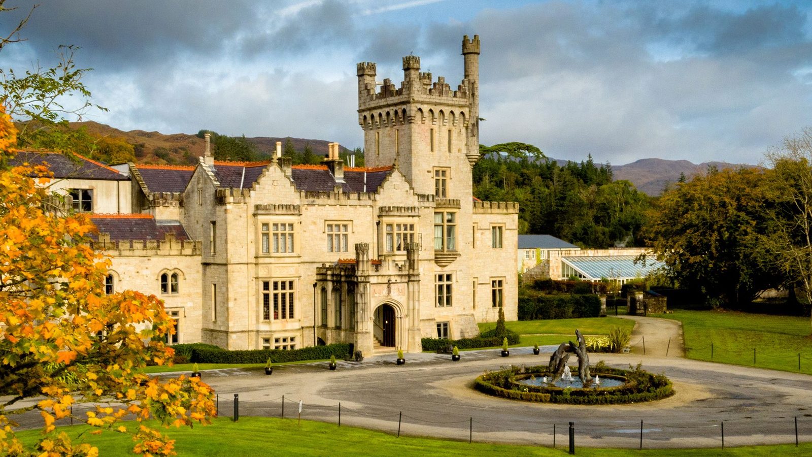Lough Eske Castle exterior view