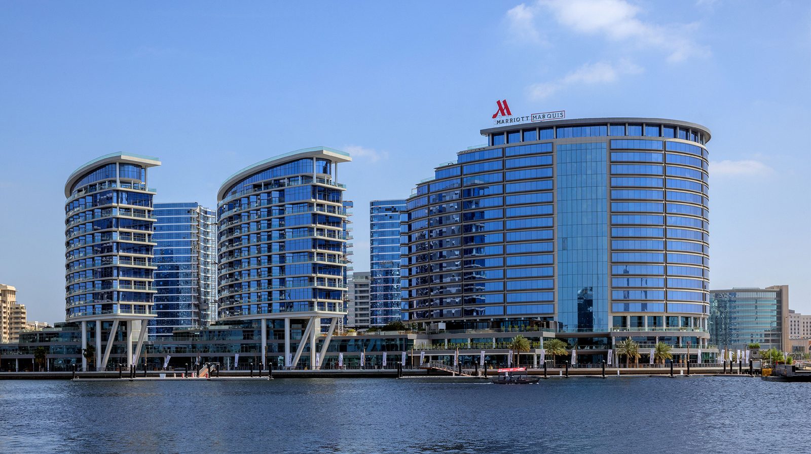 Marriott Marquis Dubai Creek exterior view