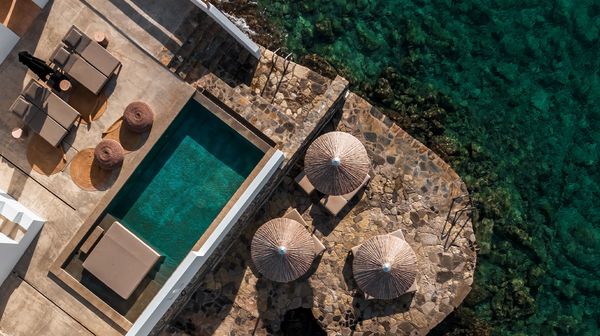 Minos Beach Art Hotel interior