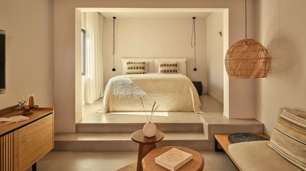Minos Beach Art Hotel interior