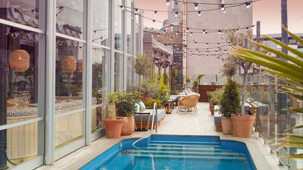 Mondrian Shoreditch interior