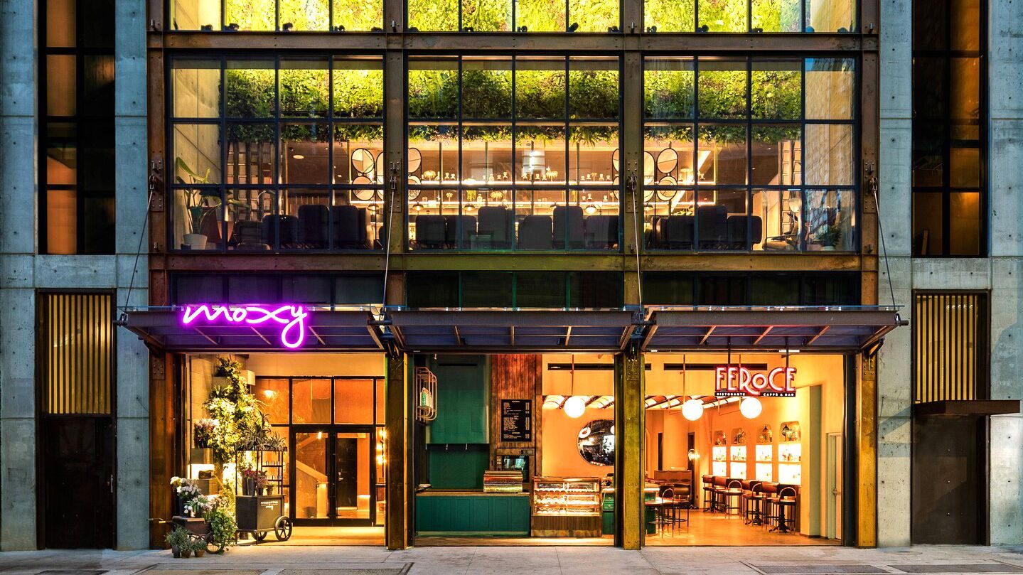 Moxy NYC Chelsea exterior view