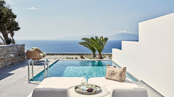 Myconian Korali Relais & Chateaux Hotel interior