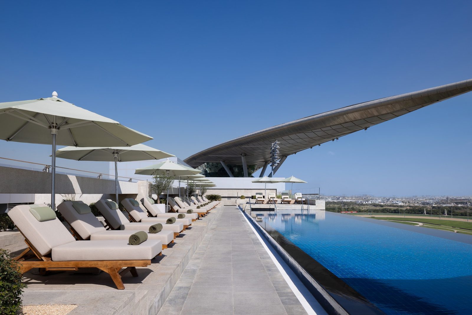 The Meydan Hotel exterior view