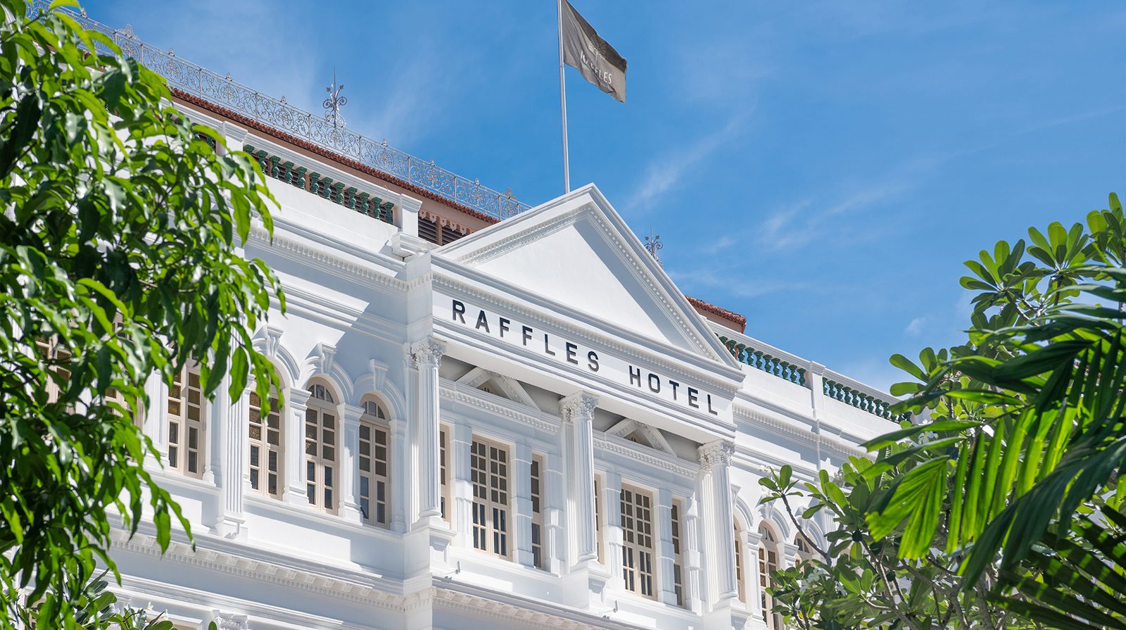 Raffles Hotel Singapore exterior view