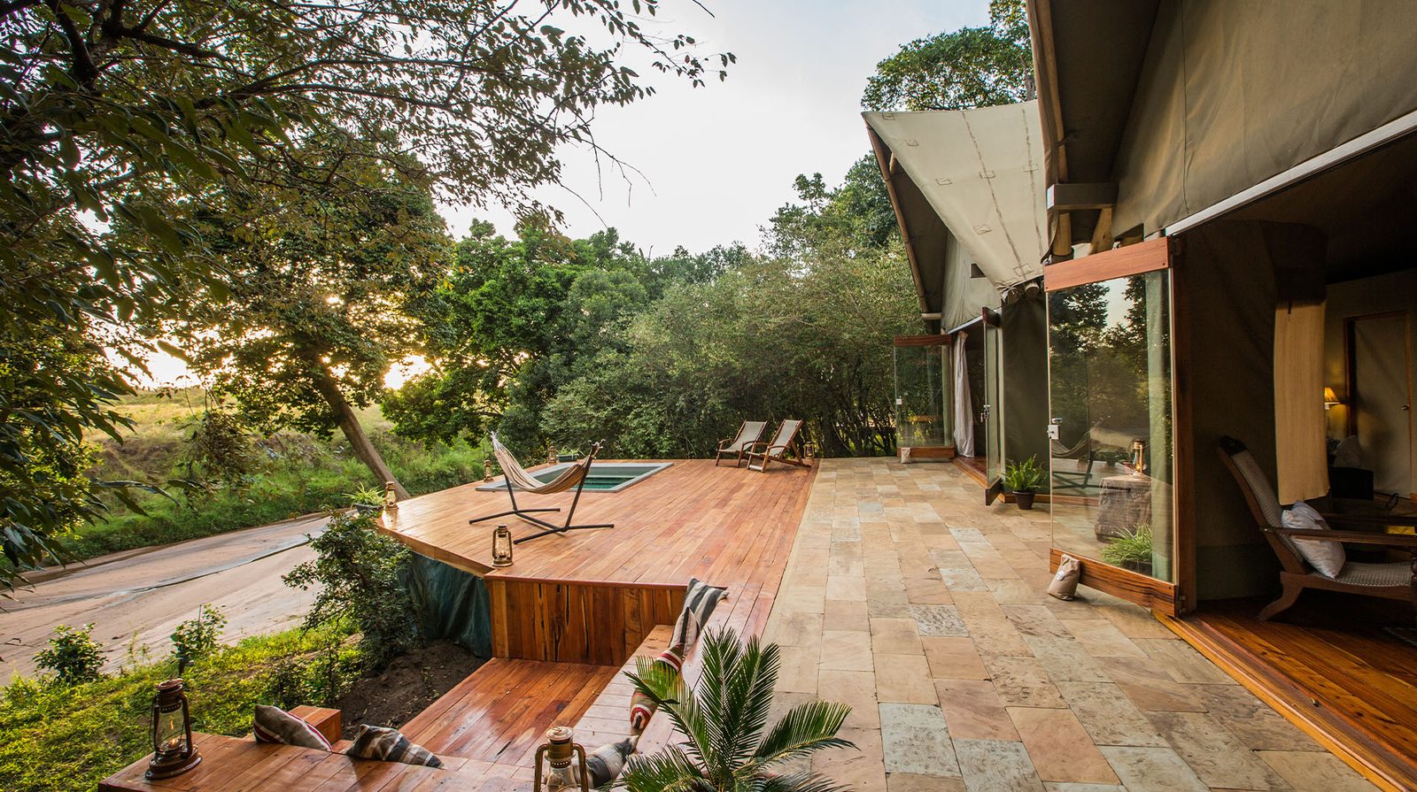 Sala's Camp exterior view
