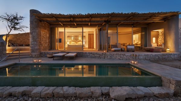 Six Senses Shaharut interior