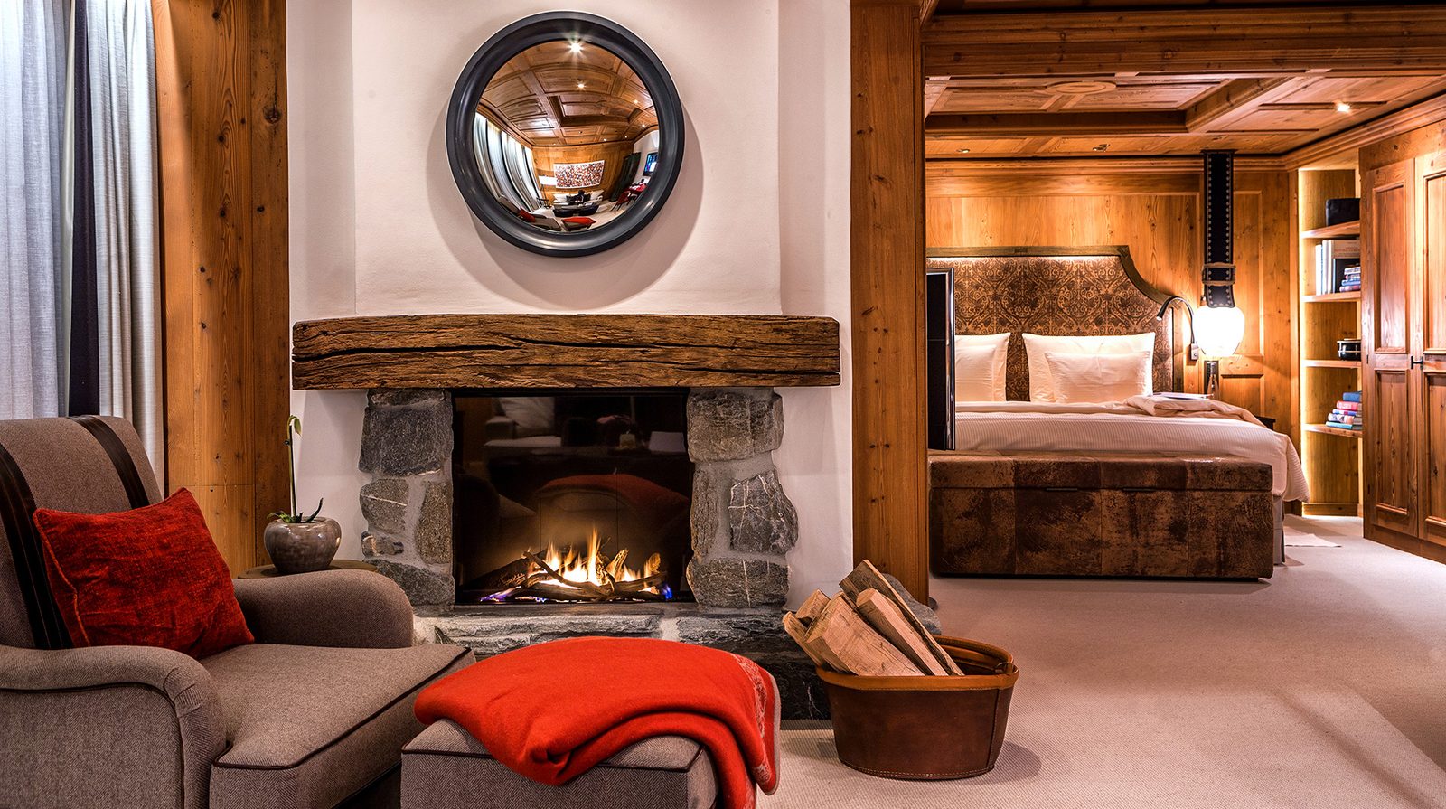 The Alpina Gstaad interior
