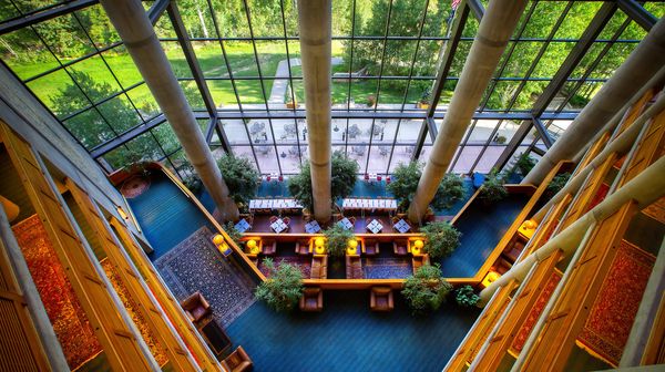 The Cliff Lodge interior