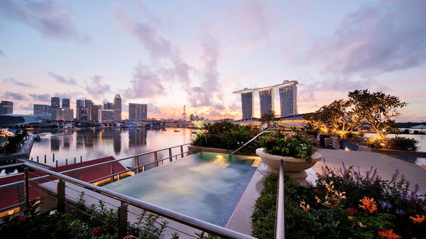 The Fullerton Bay Hotel Singapore interior