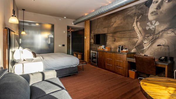 The Iron Horse Hotel interior
