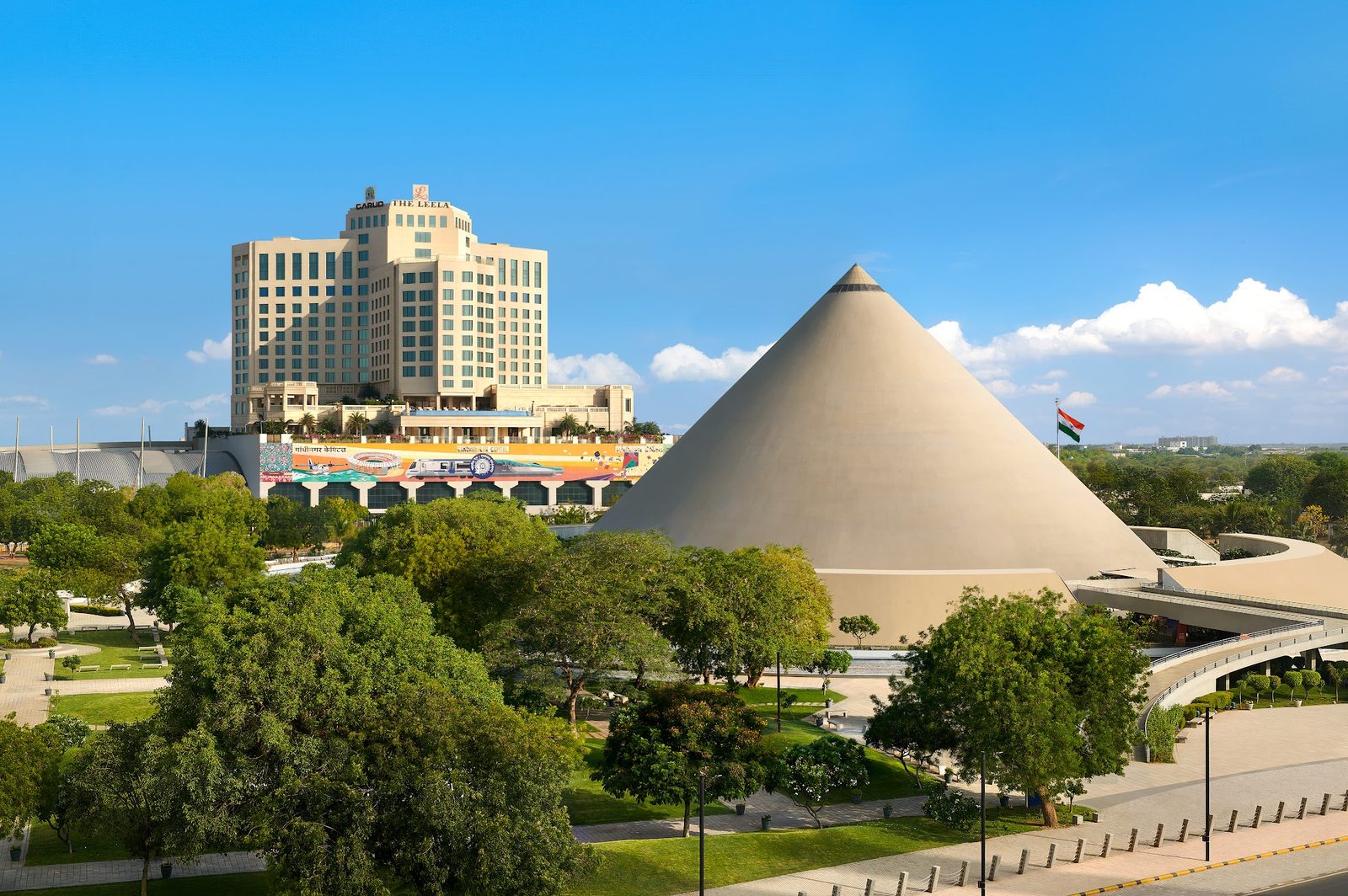 The Leela Gandhinagar exterior view