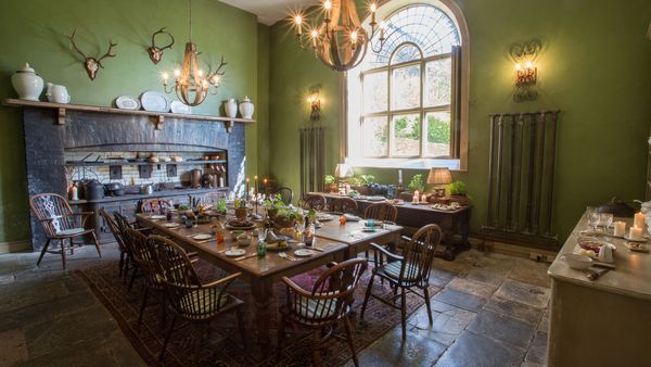 The Pig at Combe interior