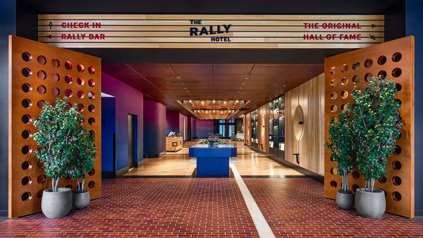The Rally Hotel interior