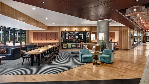 The Rally Hotel interior