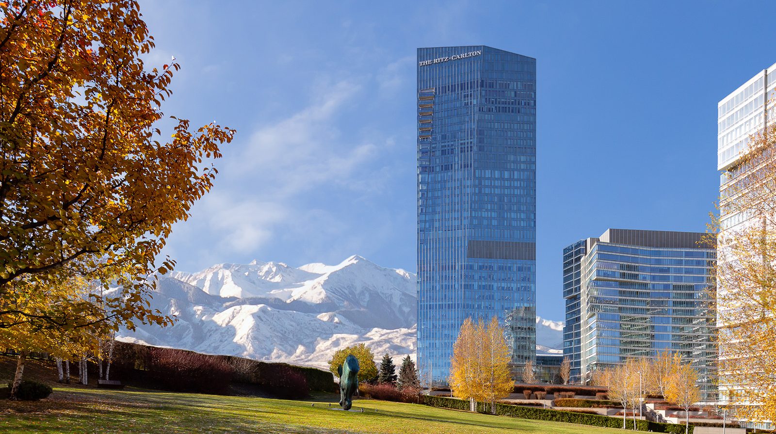 The Ritz-Carlton, Almaty exterior view