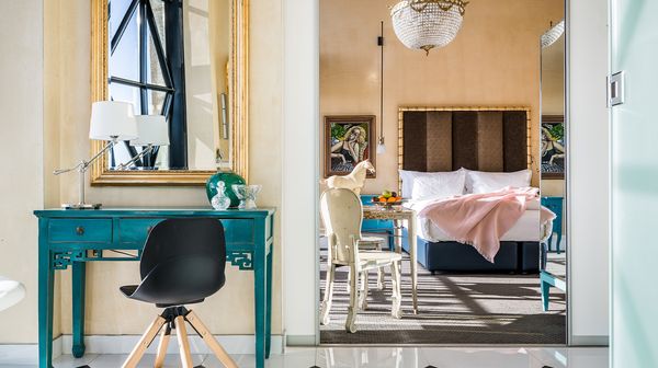 The Silo Hotel interior