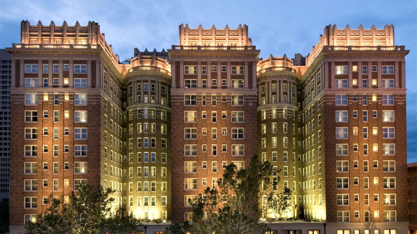 The Skirvin Hilton Oklahoma City exterior view