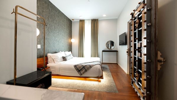 The Vault Hotel interior