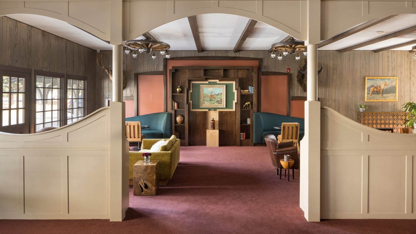 The Virginian Lodge interior