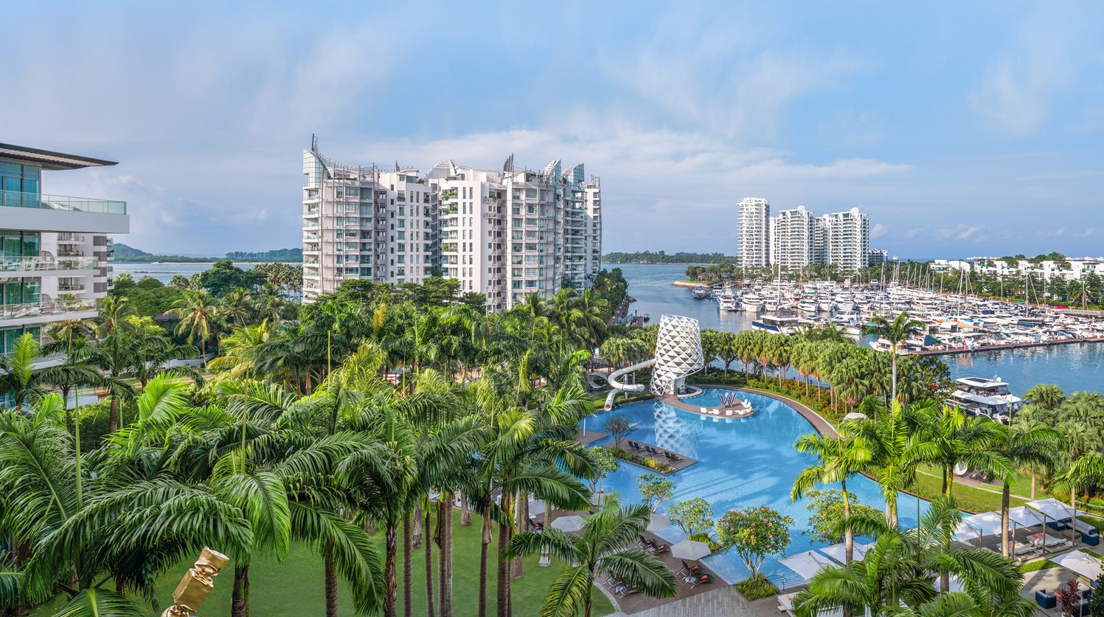 W Singapore, Sentosa Cove exterior view