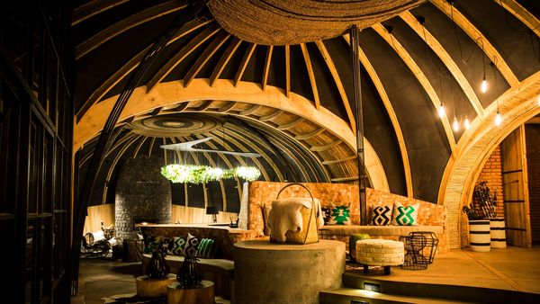 Wilderness Bisate Lodge interior