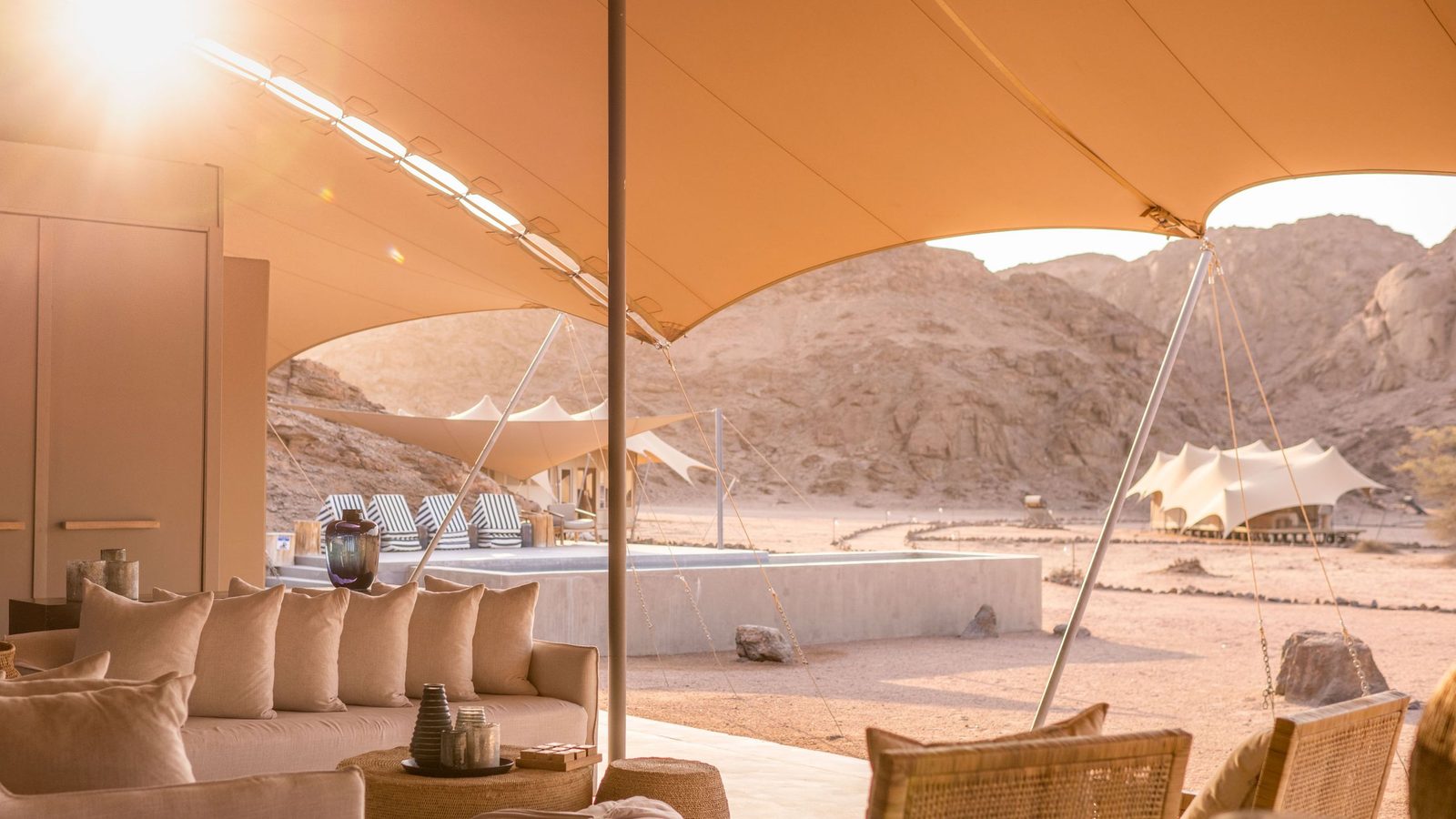 Wilderness Hoanib Skeleton Coast Camp exterior view